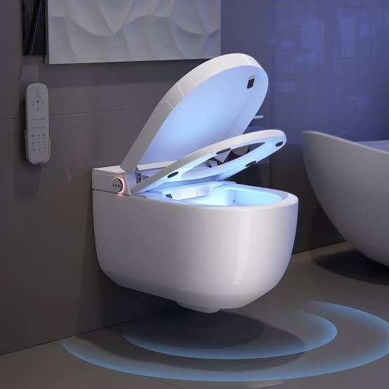 Wall Hung Smart Toilet with Bidet