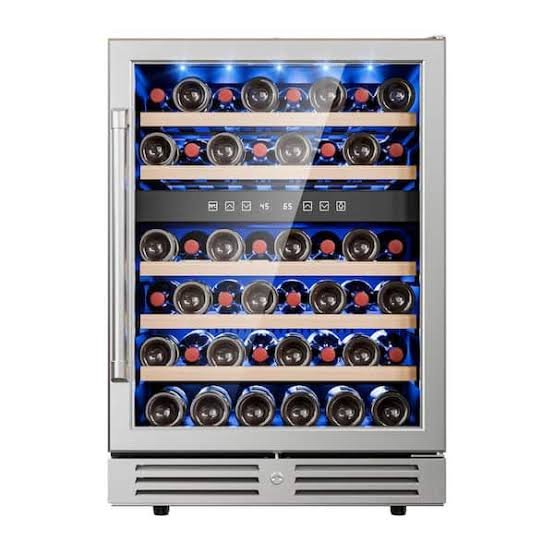 Dual Zone Wine Cooler 46 Bottle